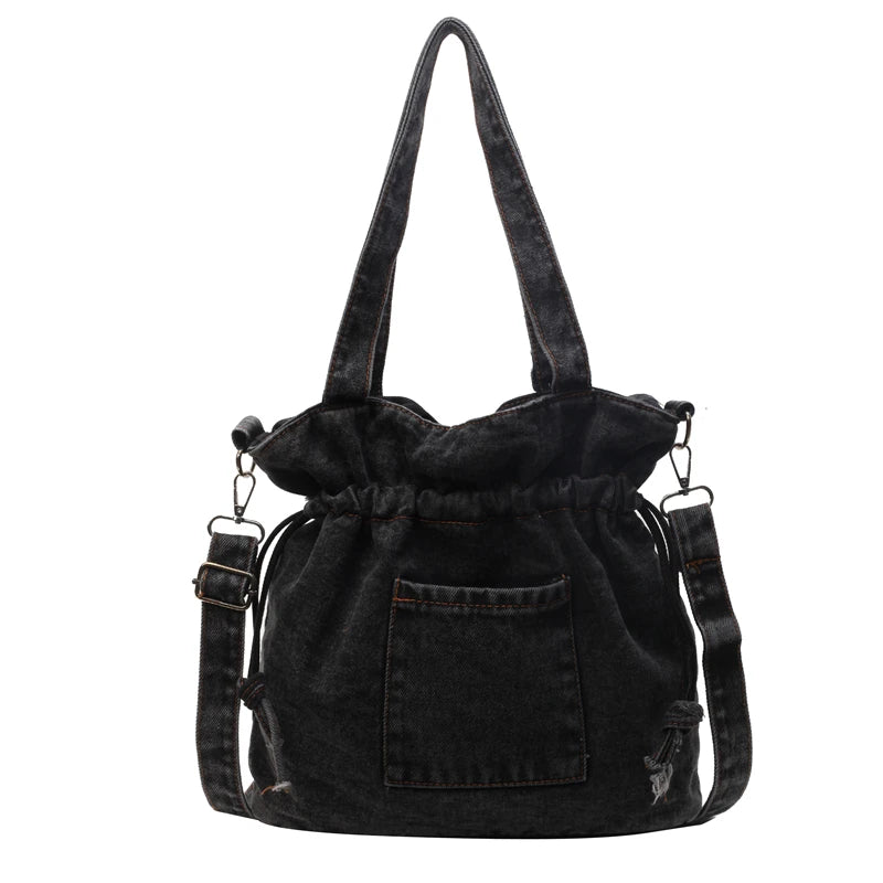 2in1 Denim Crossbody Bag