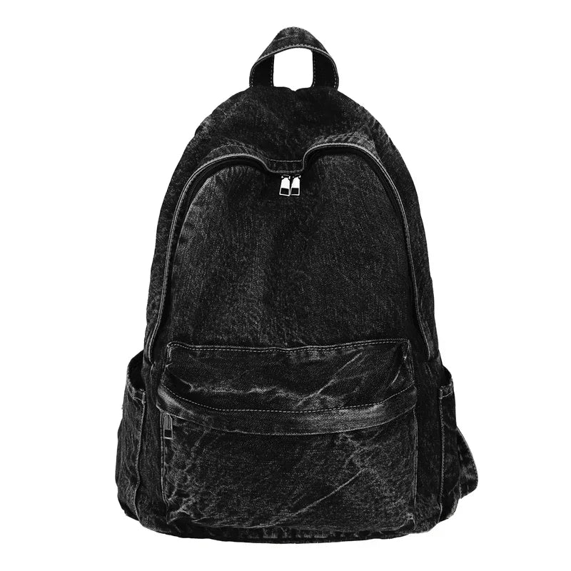 Aesthetic Denim Backpack