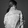 Beaded Back Denim Jacket