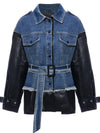 Belted Denim Jacket