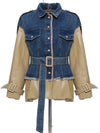 Belted Denim Jacket