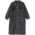 Black Denim Trench Coat