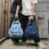 Blue Denim Backpack