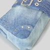 Blue Denim Crossbody Bag