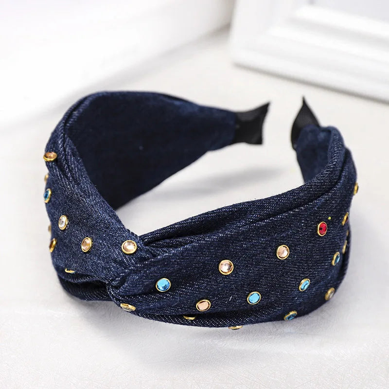 Blue Denim Headband