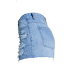 Blue Denim Shorts Rhinestones