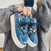 Blue Denim Sneakers