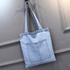 Blue Denim Tote Bag