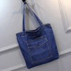 Blue Denim Tote Bag