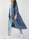 Blue Denim Trench Coat