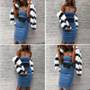 Bodycon Denim Mini Dress