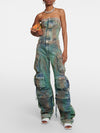 Cargo Jumpsuit Denim