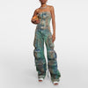 Cargo Jumpsuit Denim