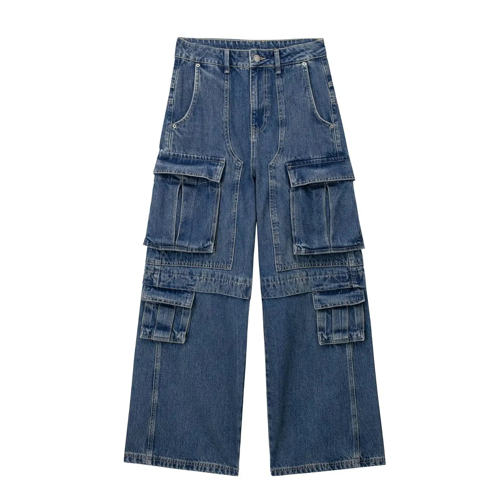 Cargo Wide Leg Jeans