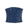 Corset Style Denim Top