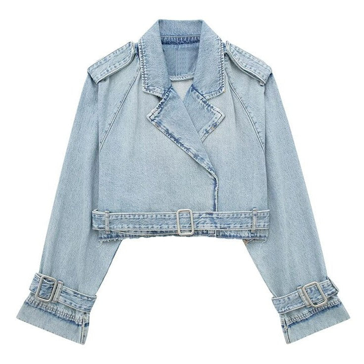 Crop Top Jacket Denim