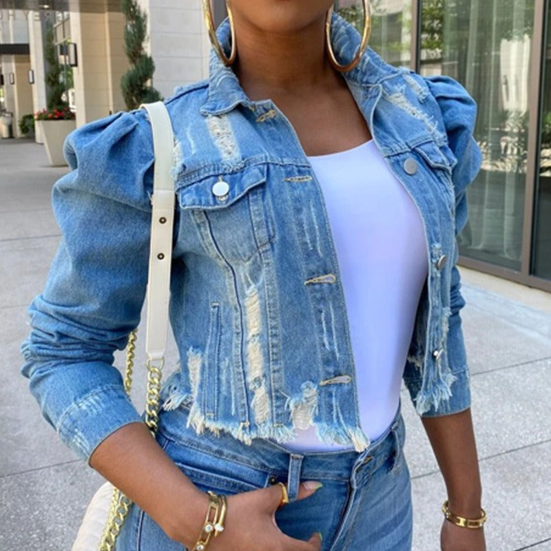 Cropped Denim Jacket