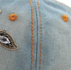 Denim Baseball Hat Womens