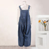 Denim Big Pocket Overalls