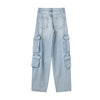 Denim Cargo Jeans Womens