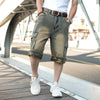 Denim Cargo Shorts for Men