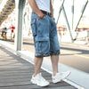 Denim Cargo Shorts for Men