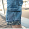 Denim Cargo Shorts for Men