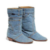 Denim Cowboy Boots