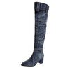 Denim Cowgirl Boots