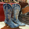 Denim Cowgirl Boots