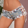 Denim Extreme Ripped Shorts