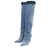 Denim High Heel Boots