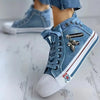 Denim High Top Sneakers