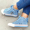 Denim High Top Sneakers