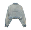 Denim Jacket Crop Top