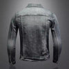 Denim Jacket Grey Mens