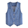 Denim Jacket Vest