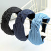 Denim Knot Headband