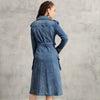 Denim Long Blazer