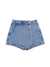 Denim Mini Skort