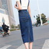 Denim Overall Midi Dress