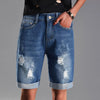 Denim Shorts Ripped Mens