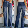 Denim Straight Leg Jeans