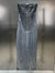 Denim Strapless Midi Dress