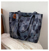 Denim Tote Bag Large