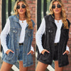 Denim Vest Coat