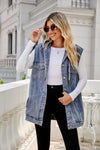 Denim Vest Coat