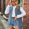 Denim Vest Coat