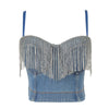 Denim Women's Crop Top