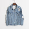 Destroyed Denim Jacket